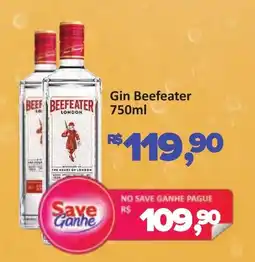 Supermercados Savegnago Gin Beefeater oferta