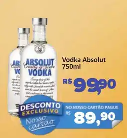 Supermercados Savegnago Vodka Absolut oferta