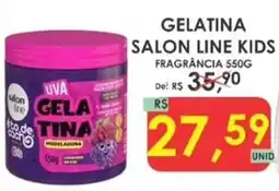 Fênix Supermercados Gelatina salon line kids fragrância oferta