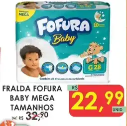 Fênix Supermercados Fralda fofura baby mega tamanhos oferta