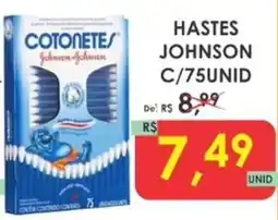 Fênix Supermercados Hastes johnson c/75unid oferta