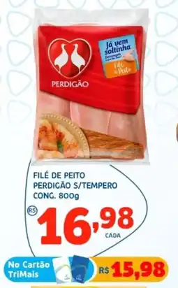 Bergamais Supermercados Filé de peito perdigão s/tempero cong. oferta