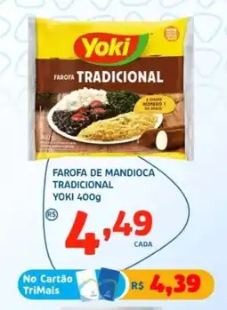 Bergamais Supermercados Farofa de mandioca tradicional yoki oferta