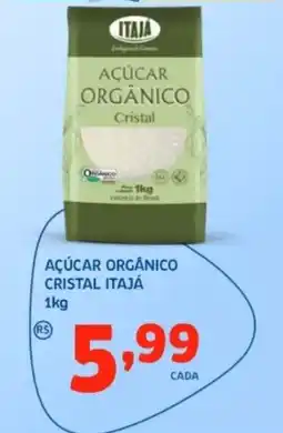 Bergamais Supermercados Açúcar orgânico cristal itajá oferta