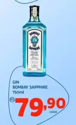 Bergamais Supermercados Gin bombay sapphire oferta
