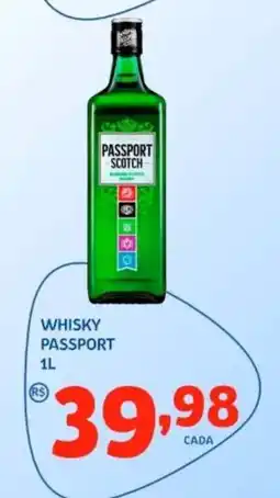 Bergamais Supermercados Whisky passport oferta