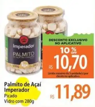 Palmito de Açaí Imperador Picado Vidro
