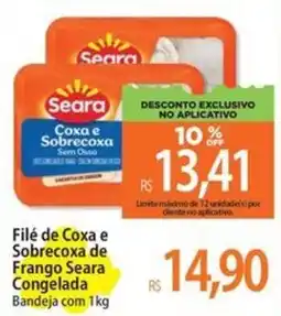 Atacadão Filé de Coxa e Sobrecoxa de Frango Seara Congelada Bandeja oferta