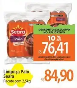 Atacadão Linguiça Paio Seara Pacote oferta
