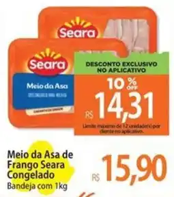 Atacadão Meio da Asa de Frango Seara Congelado Bandeja oferta