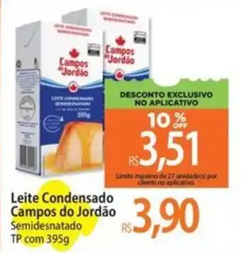 Leite Condensado Campos do Jordão Semidesnatado TP