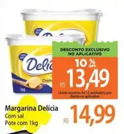 Atacadão Margarina Delícia Com sal Pote oferta