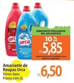 Atacadão Amaciante de Roupas Urca Vários tipos Frasco oferta