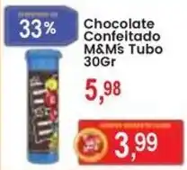 Federzoni Supermercados Chocolate Confeitado M&M's Tubo oferta