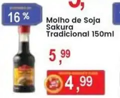 Federzoni Supermercados Molho de Soja Sakura Tradicional oferta
