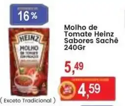 Federzoni Supermercados Molho de Tomate Heinz Sabores Sachê oferta