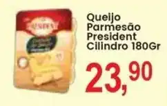 Federzoni Supermercados Queijo Parmesão President Cilindro oferta