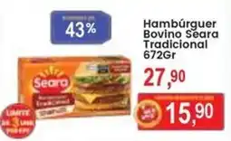 Federzoni Supermercados Hambúrguer Bovino Seara Tradicional oferta