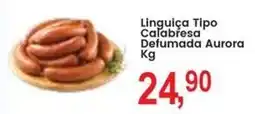 Federzoni Supermercados Linguiça Tipo Calabresa Defumada Aurora oferta