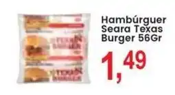 Federzoni Supermercados Hambúrguer Seara Texas Burger oferta