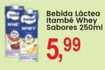 Federzoni Supermercados Bebida Láctea Itambé Whey Sabores oferta