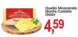 Federzoni Supermercados Queijo Mussarela Monte Castelo oferta