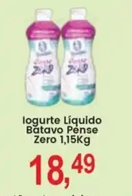 Federzoni Supermercados logurte Líquido Batavo Pense Zero oferta