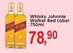 Federzoni Supermercados Whisky Johnnie Walker Red Label oferta