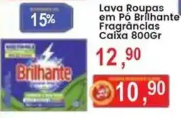 Federzoni Supermercados Lava Roupas em Pó Brilhante Fragrâncias Caixa oferta