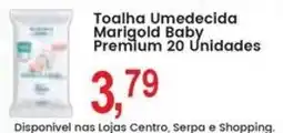 Federzoni Supermercados Toalha Umedecida Marigold Baby Premium 20 Unidades oferta