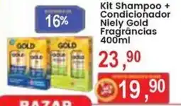 Federzoni Supermercados Kit Shampoo + Condicionador Niely Gold Fragrâncias oferta