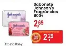 Federzoni Supermercados Sabonete Johnson's Fragrâncias oferta