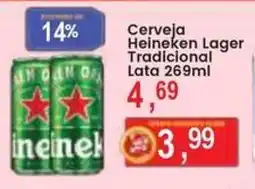 Federzoni Supermercados Cerveja Heineken Lager Tradicional Lata oferta