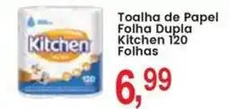 Federzoni Supermercados Toalha de Papel Folha Dupla Kitchen 120 Folhas oferta