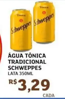 Assaí Atacadista Água tônica tradicional schweppes lata oferta