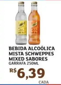 Assaí Atacadista Bebida alcoólica mista schweppes mixed sabores garrafa oferta