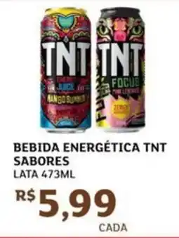 Assaí Atacadista Bebida energética tnt sabores oferta