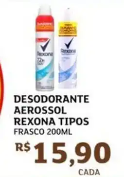 Assaí Atacadista Desodorante aerossol rexona tipos oferta