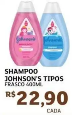Assaí Atacadista Shampoo johnson's tipos frasco oferta