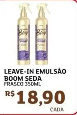 Assaí Atacadista Leave-in emulsão boom seda oferta