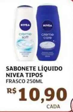 Assaí Atacadista Sabonete líquido nivea tipos frasco oferta