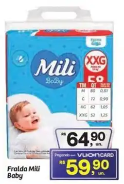 Fort Atacadista Fralda Mili Baby oferta