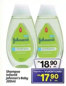 Fort Atacadista Shampoo Infantil Johnson's Baby oferta