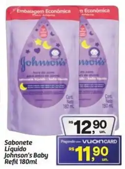 Fort Atacadista Sabonete Líquido Johnson's Baby Refil oferta