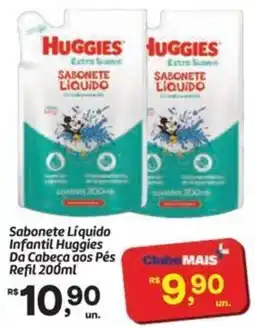 Fort Atacadista Sabonete Líquido Infantil Huggies Da Cabeça aos Pés Refil oferta