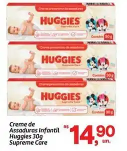 Fort Atacadista cre Assaduras Infantil Huggies Supreme Care oferta