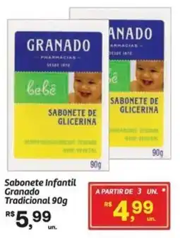 Fort Atacadista Sabonete Infantil Granado Tradicional oferta