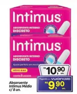 Fort Atacadista Absorvente Intimus Médio c/8 un. oferta