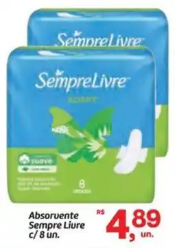 Fort Atacadista Absorvente Sempre Livre c/8 un. oferta
