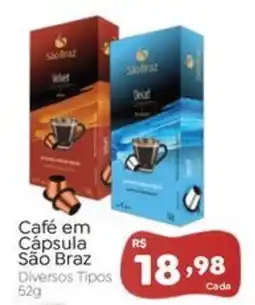 Novo Atacarejo Café em Cápsula São Braz oferta